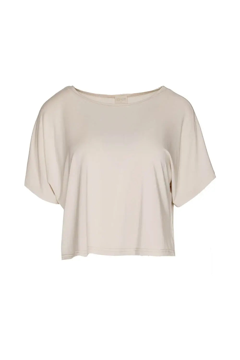 Cream Loose Modal Blouse