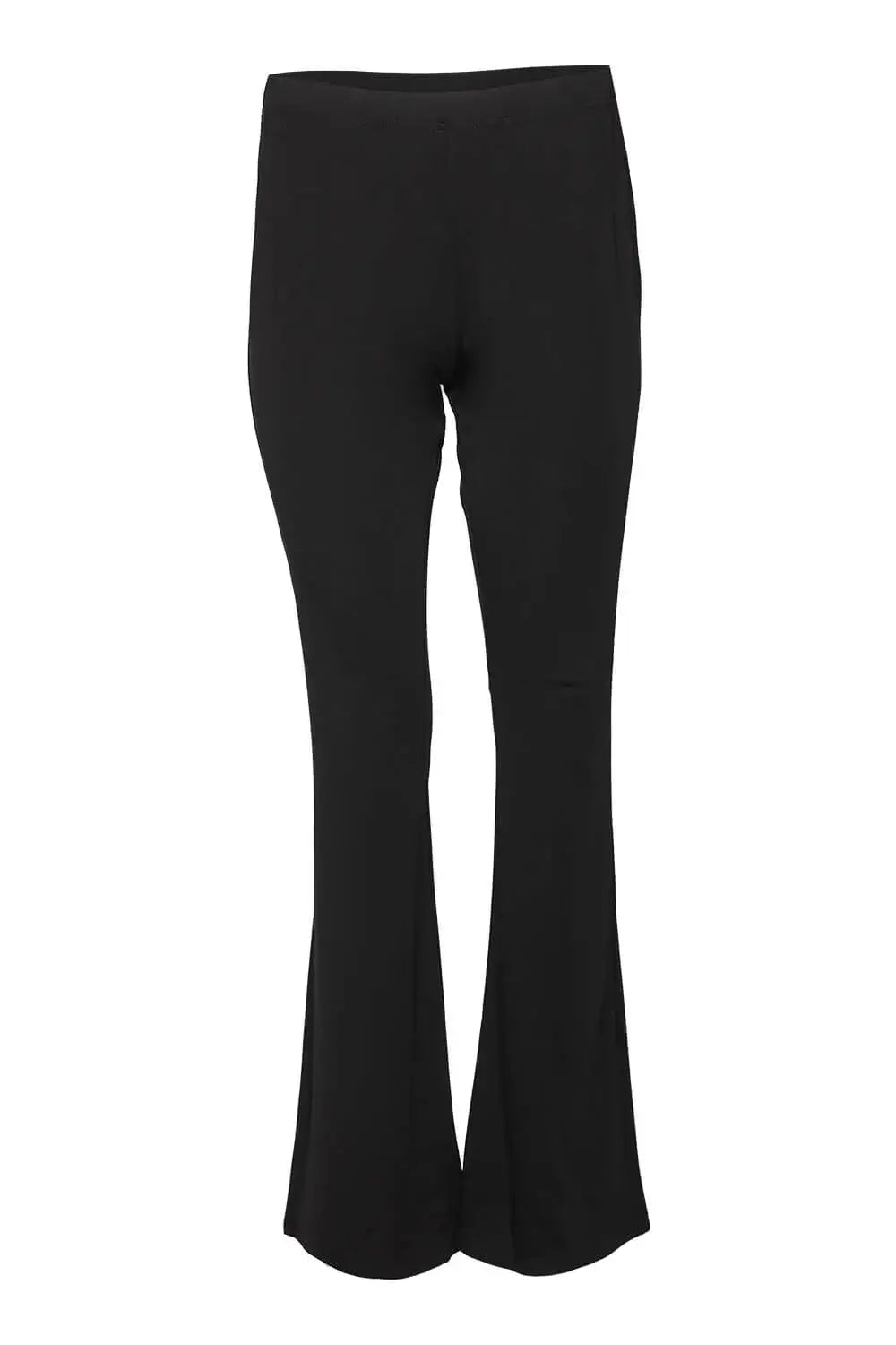 Black Flare Knit Pant