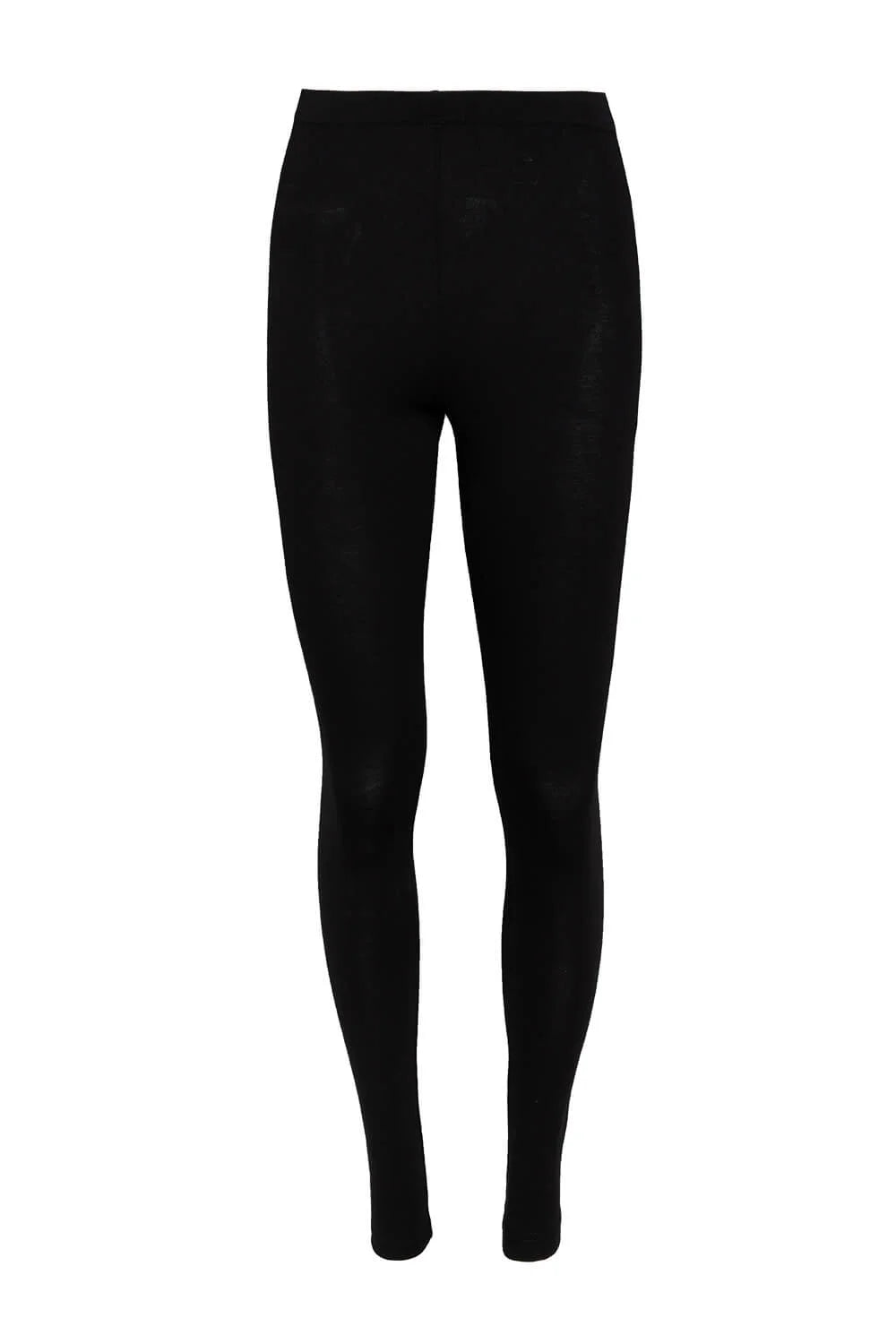 Black Viscose Leggings