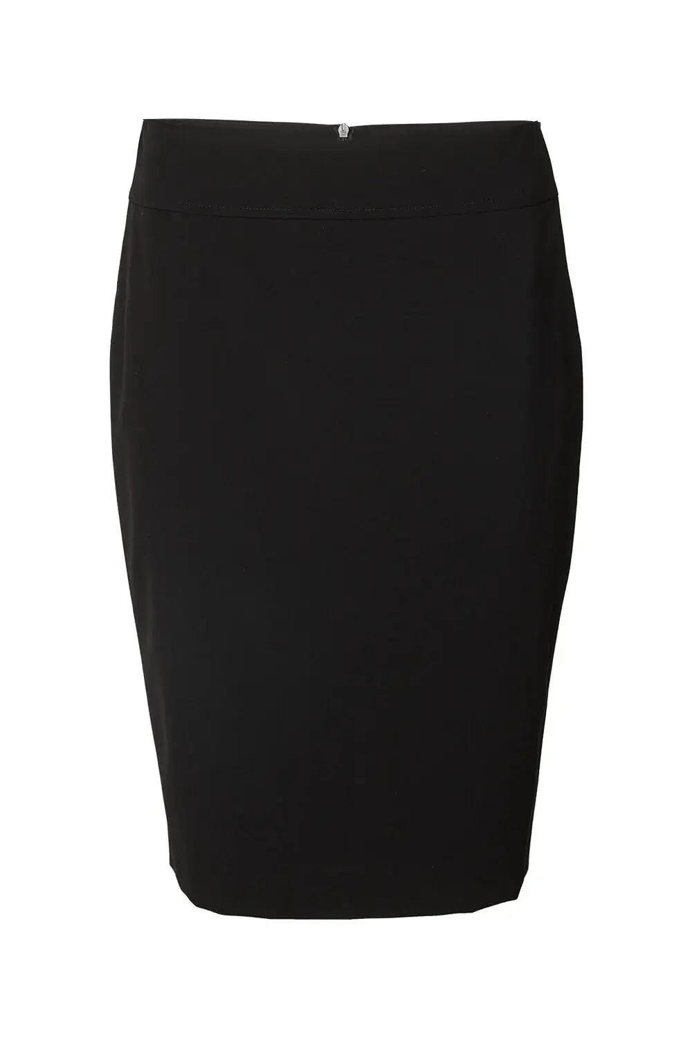 Black Pencil Skirt with Yoke