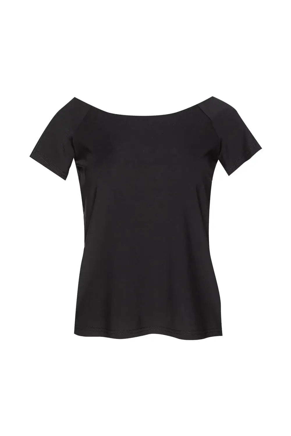 Black Raglan Sleeve Blouse