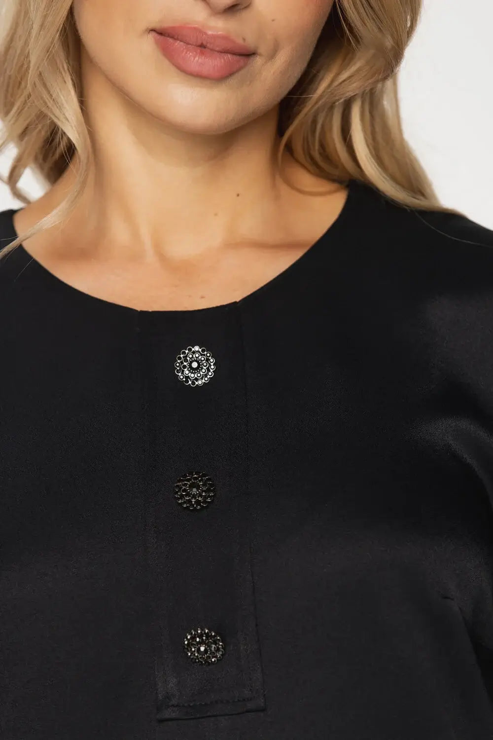 Black Shimmer Blouse