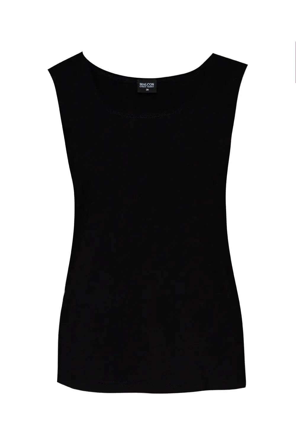 Black Viscose Knit Top