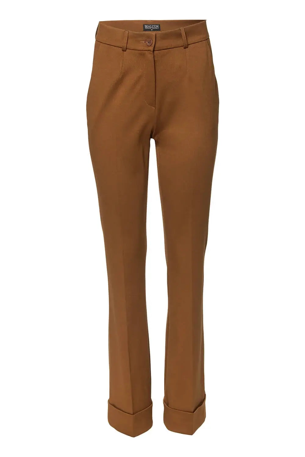 Brown Pant with Cuffs