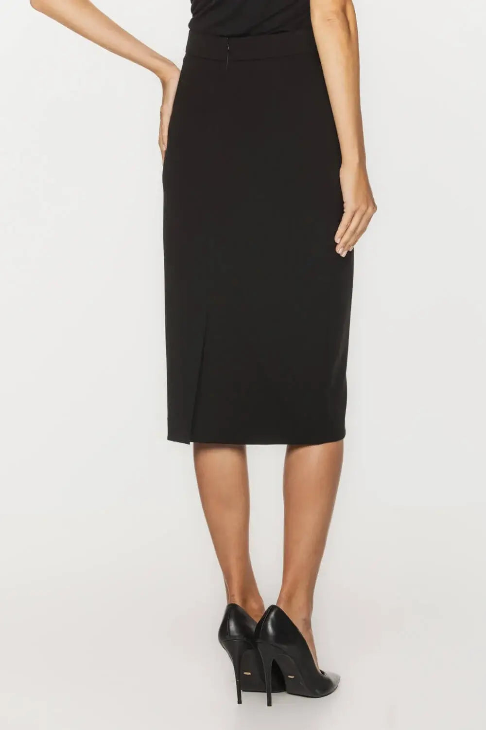 Classic Black Pencil Skirt