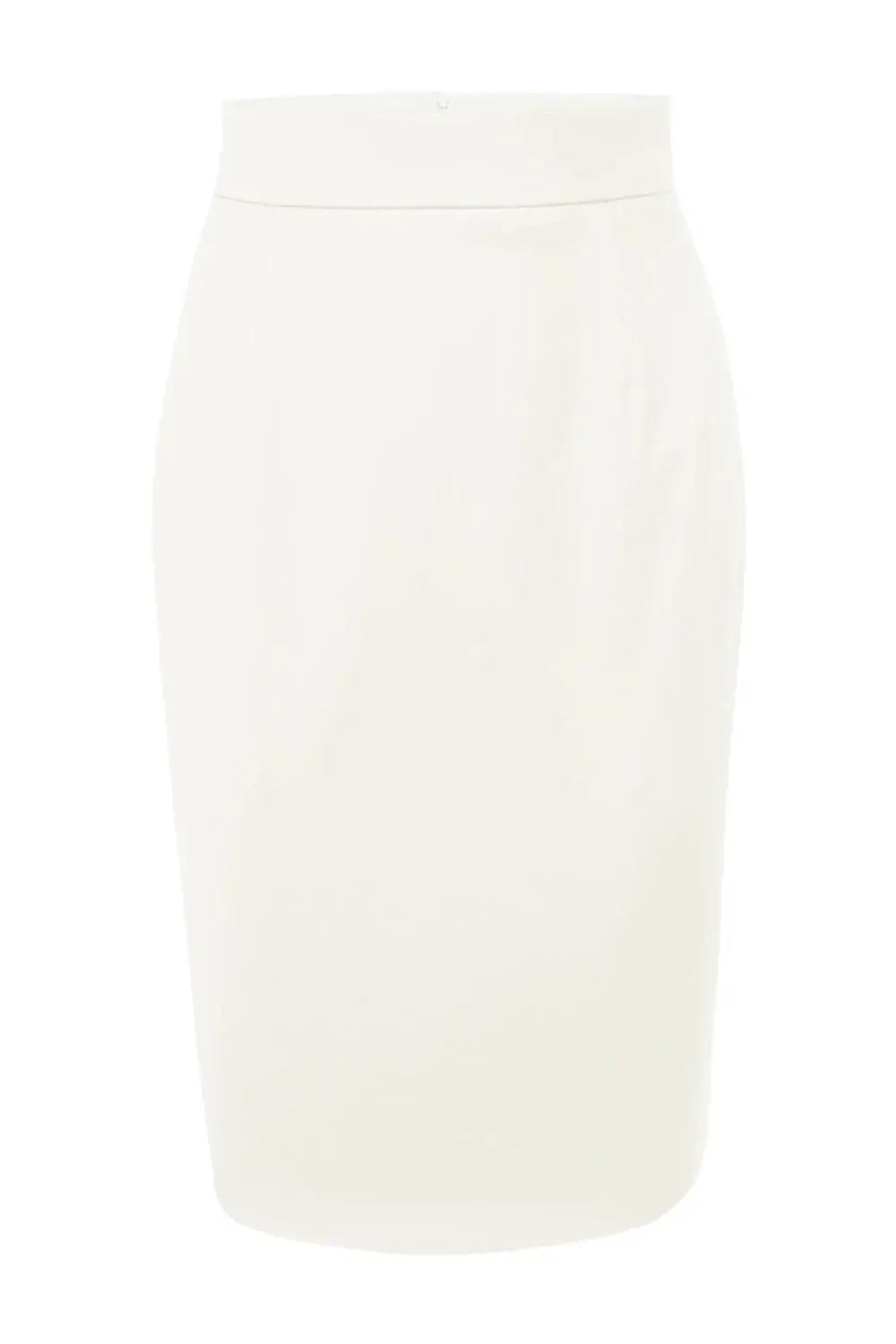 Cream Pencil Skirt