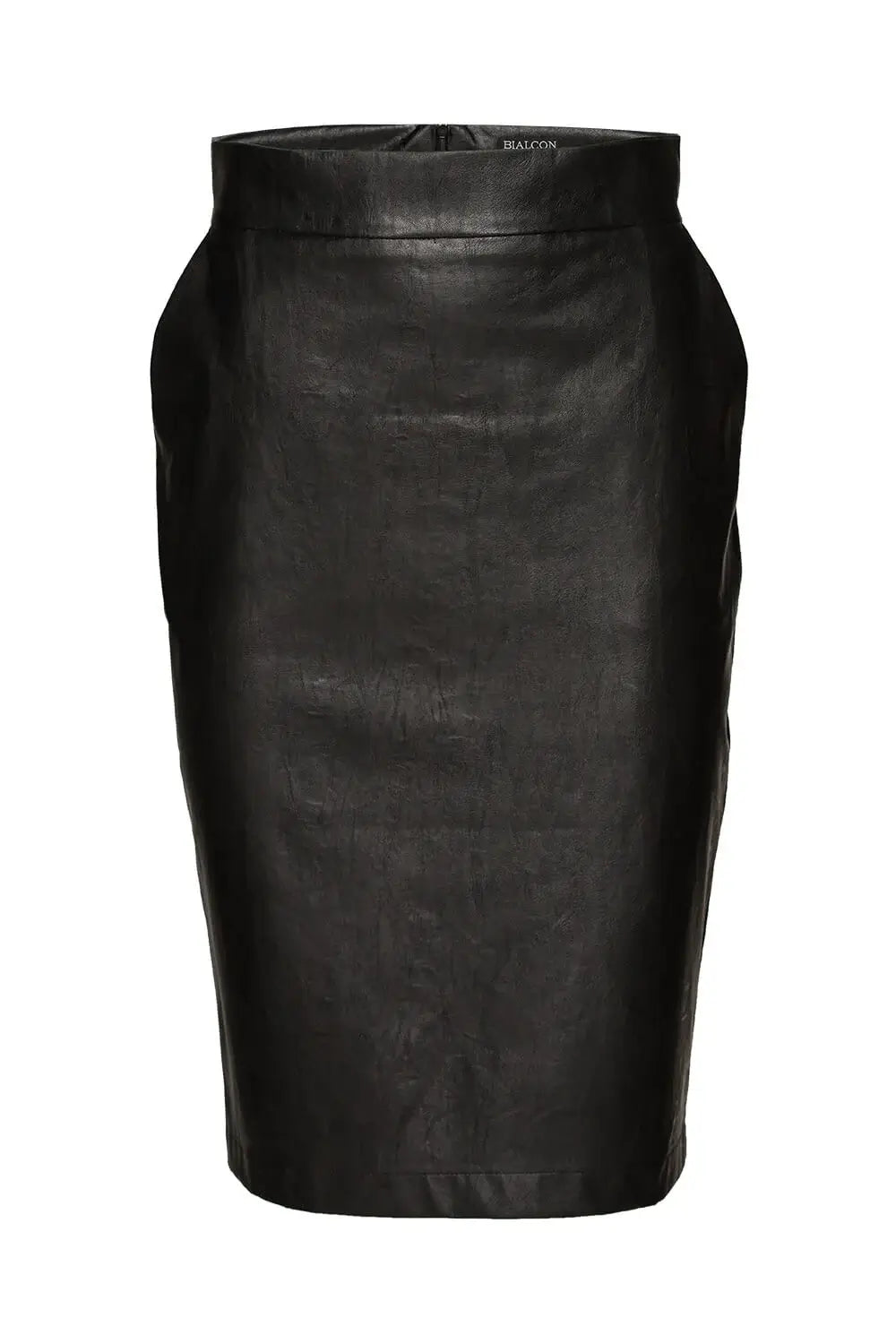 Fitted Vegan Leather Skirt