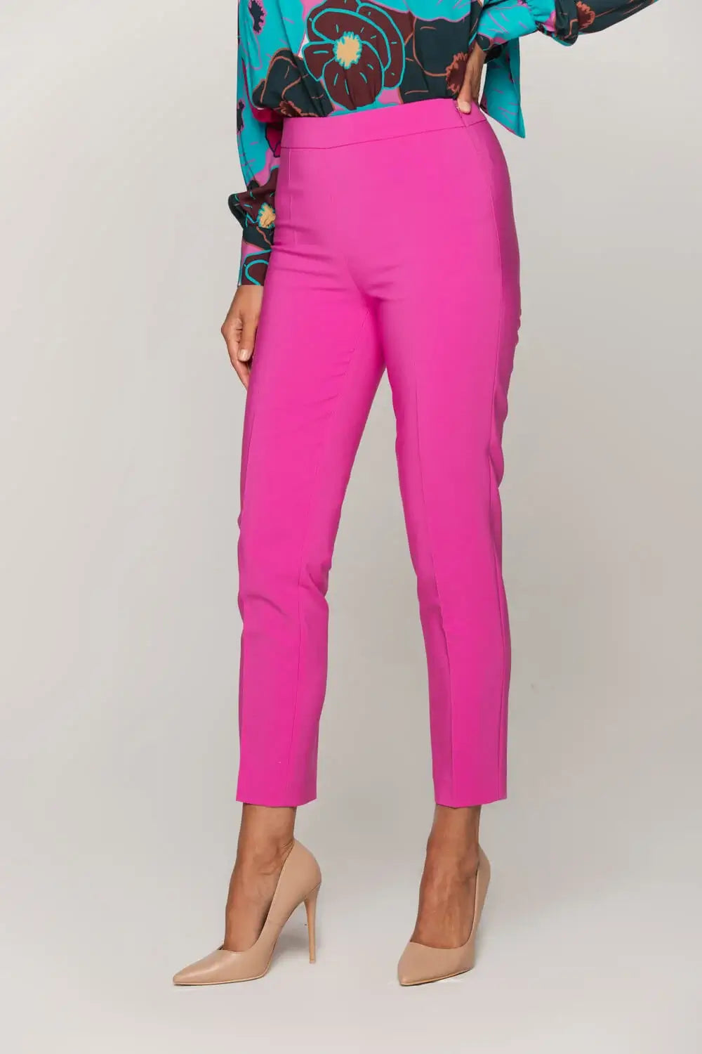 Fuchsia Cigarette Pant