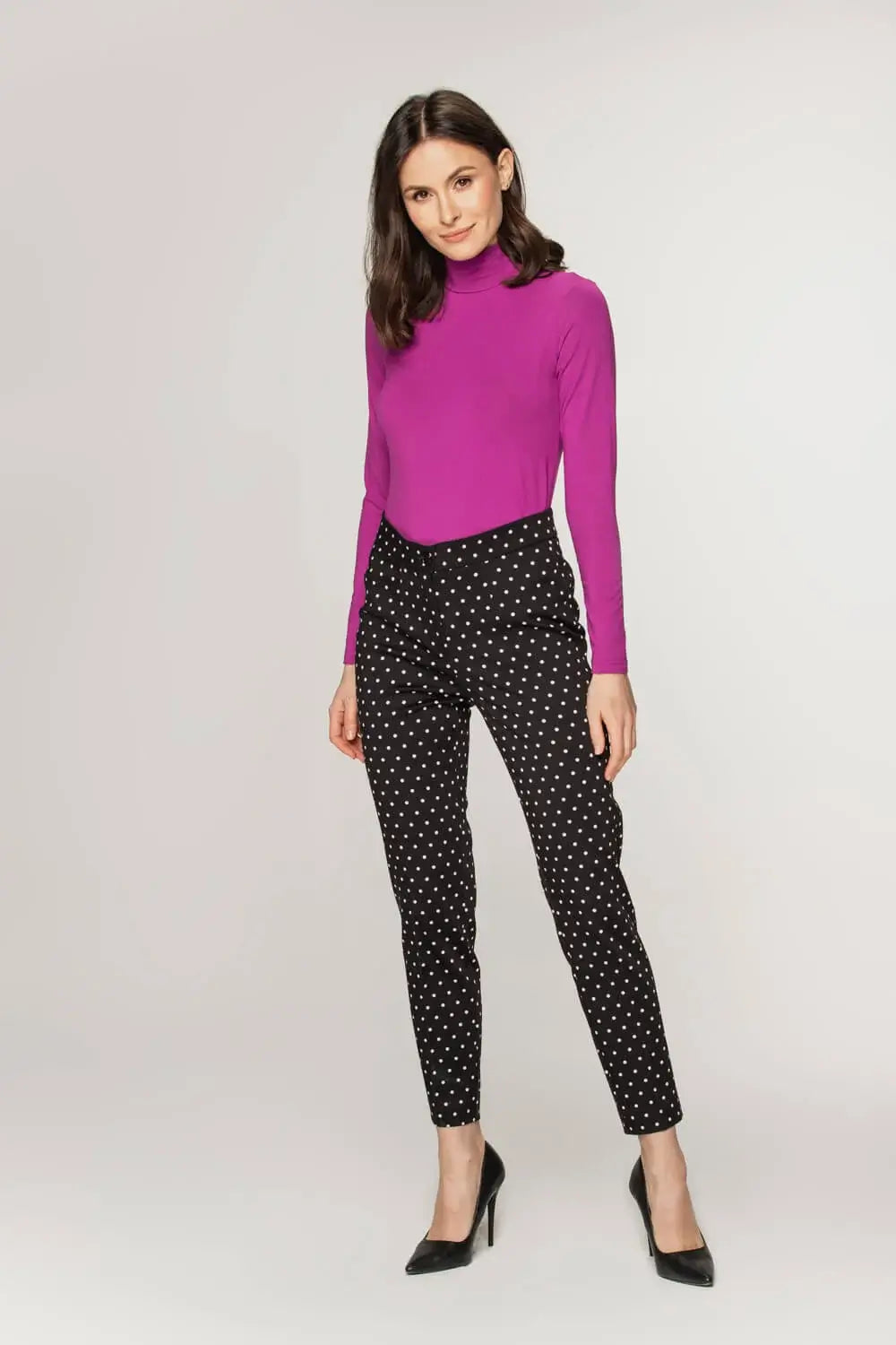 Fuchsia Turtleneck