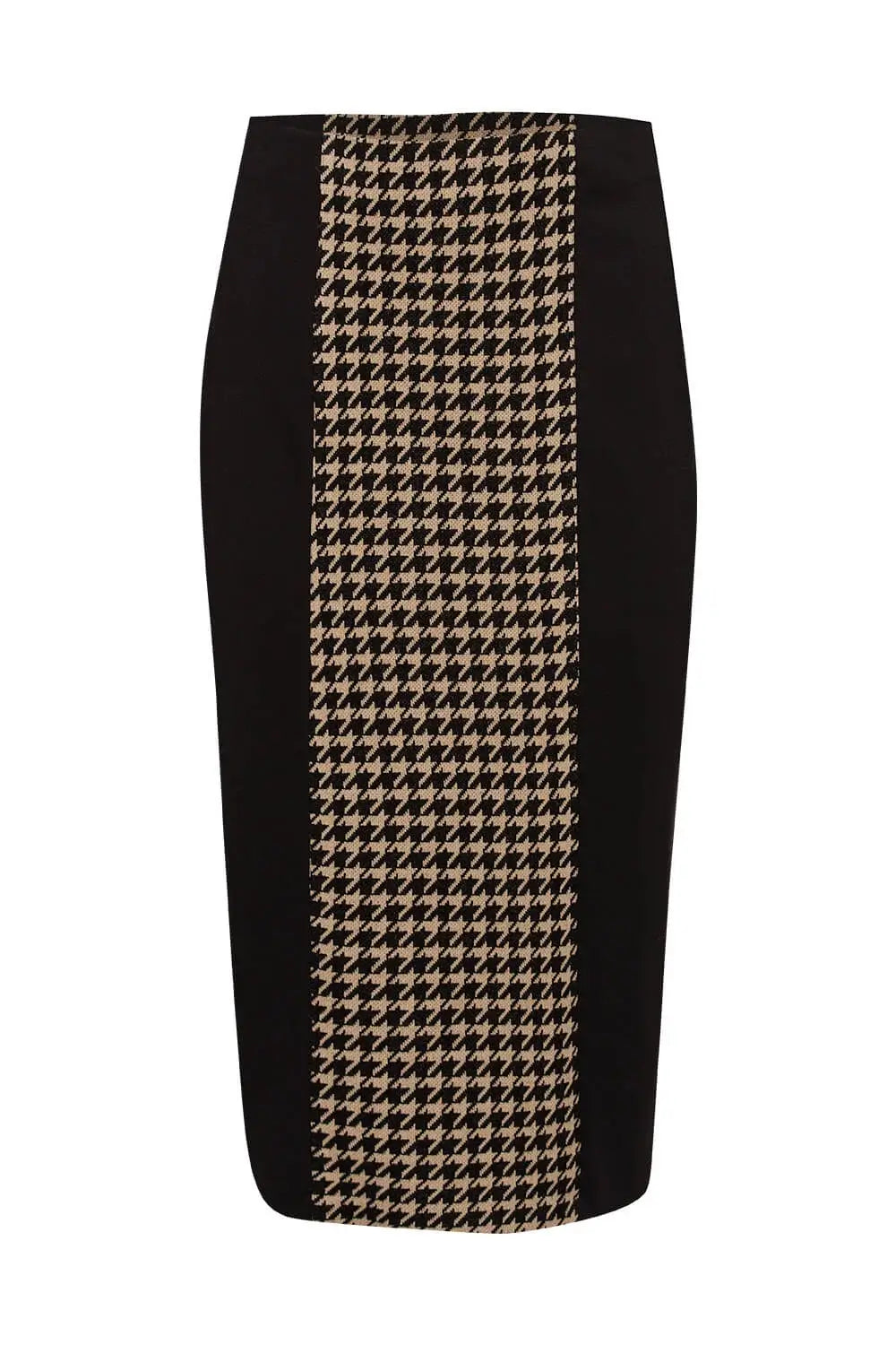 Houndstooth Pencil Skirt