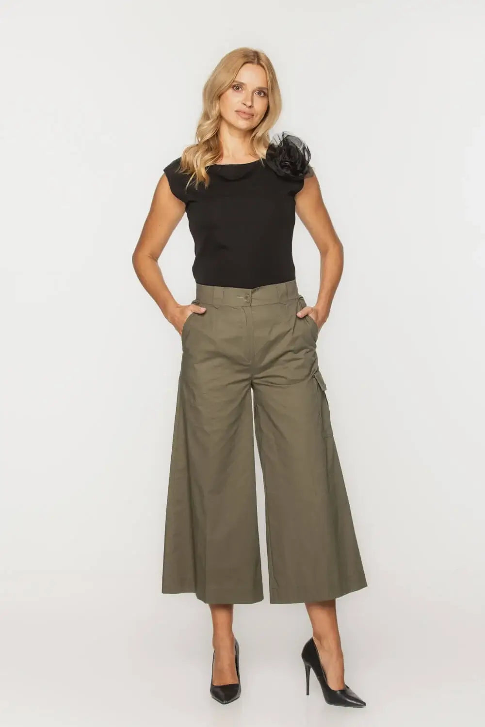 Khaki Cotton Pants