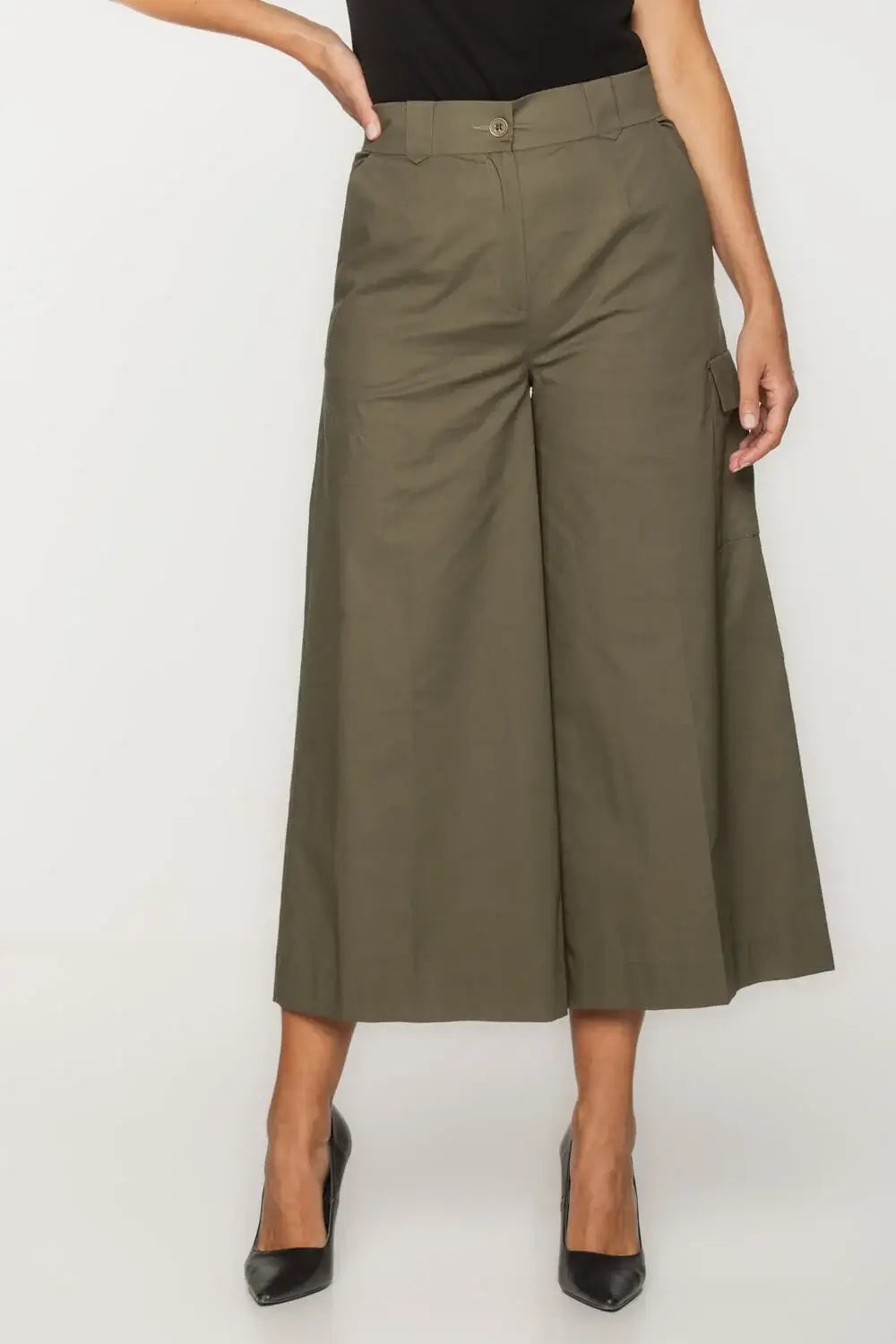 Khaki Cotton Pants