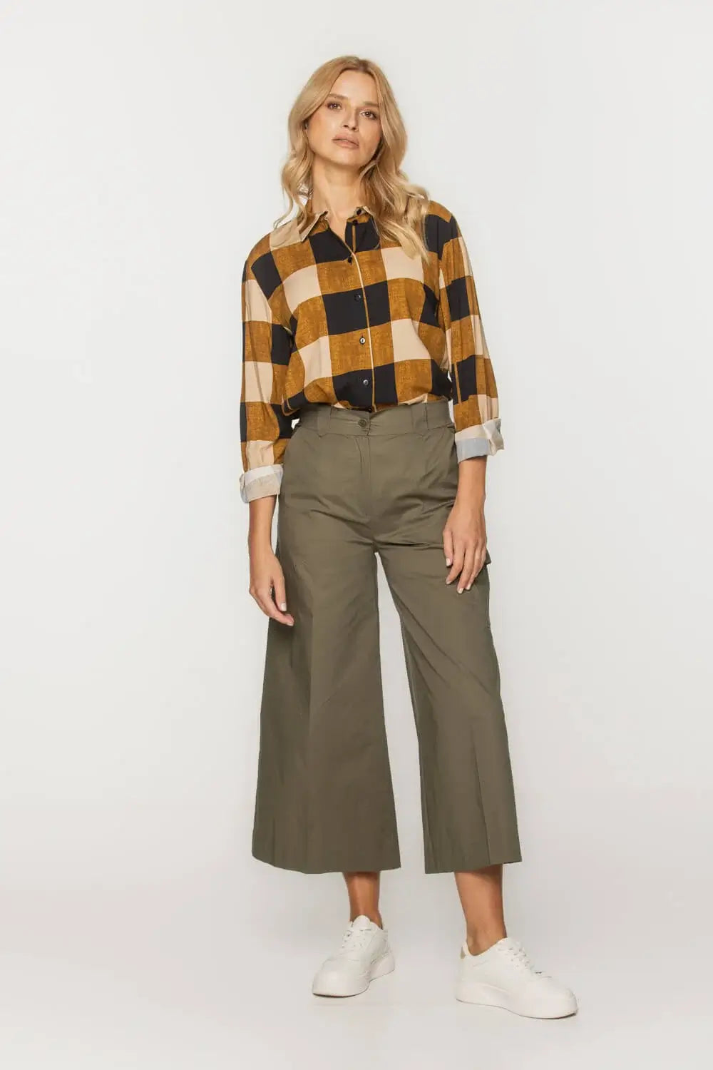 Khaki Cotton Pants