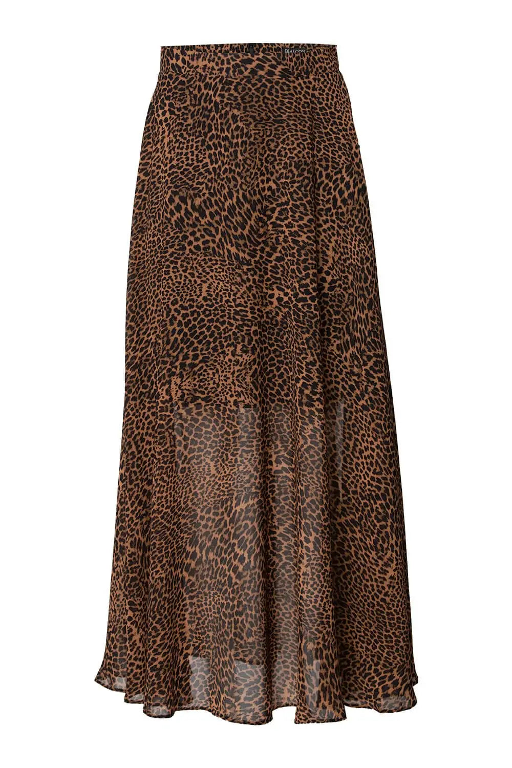 Leopard Print Maxi Skirt