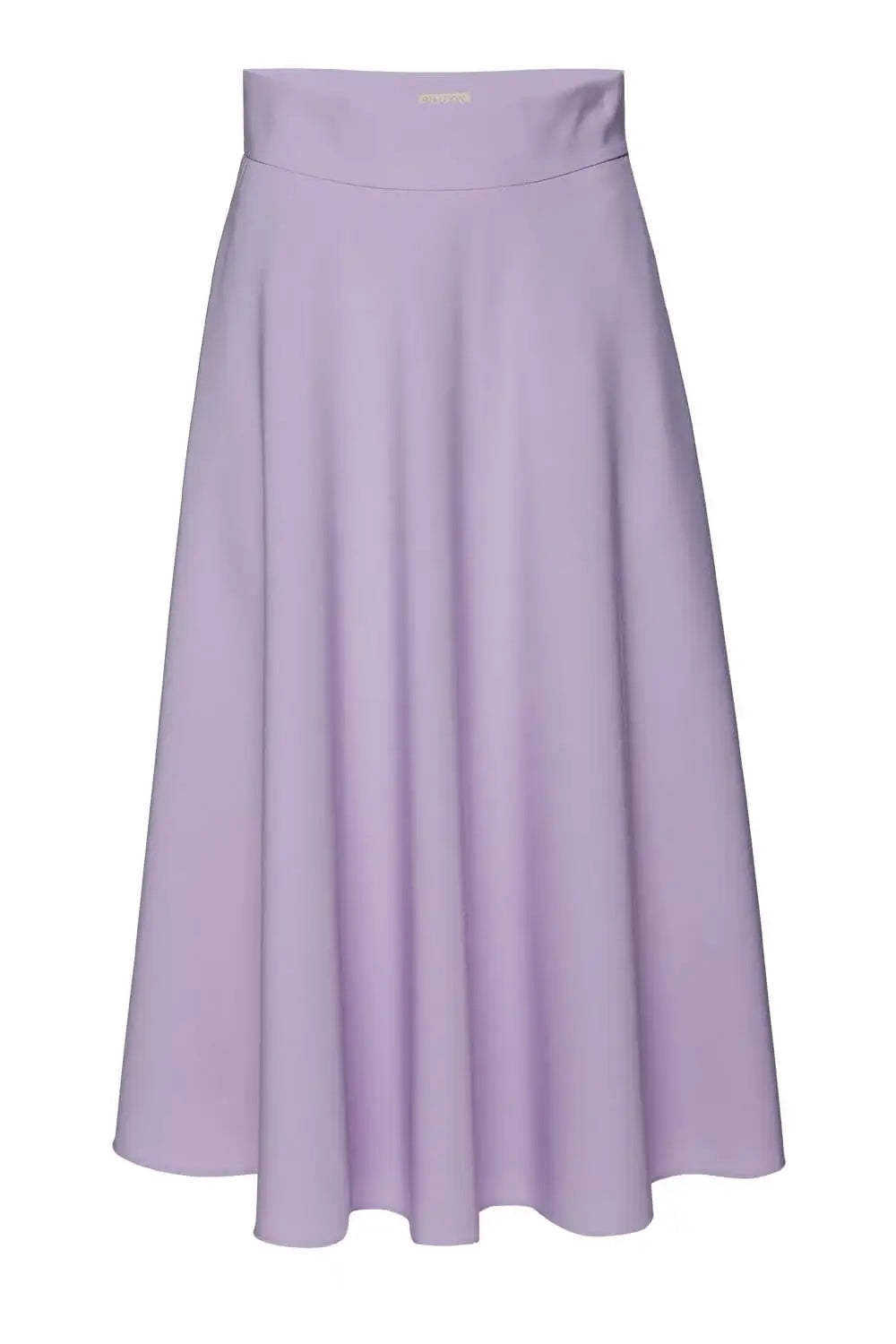 Lilac Flared Midi Skirt