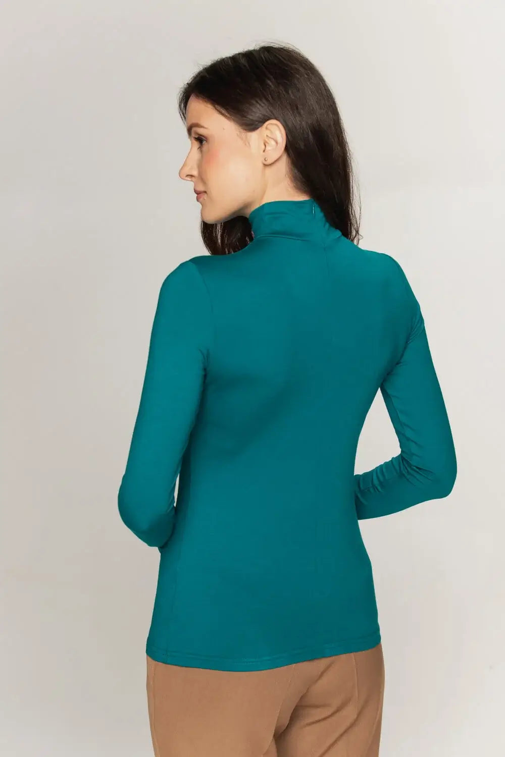 Teal Turtleneck