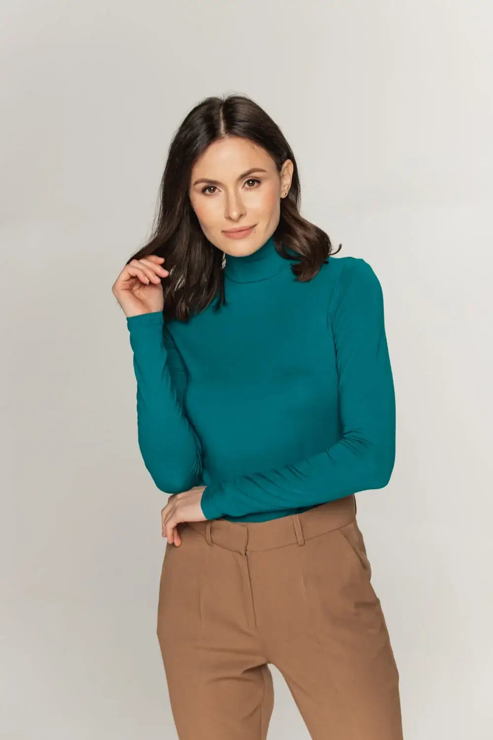 Teal Turtleneck