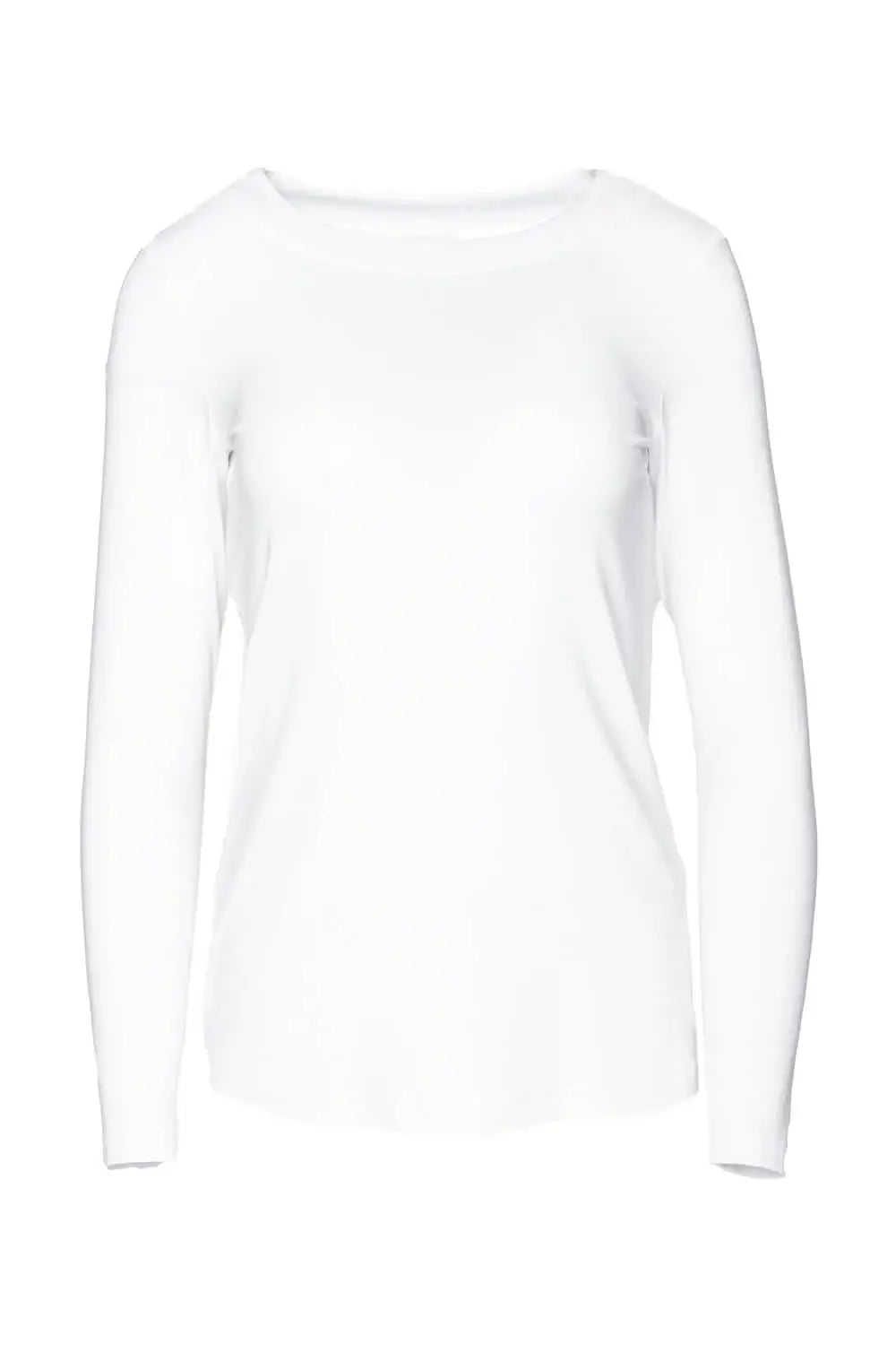 White Long-Sleeve Blouse