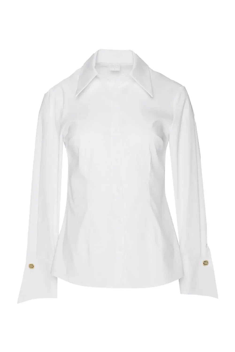 White Shirt with Ornamental Cuffs