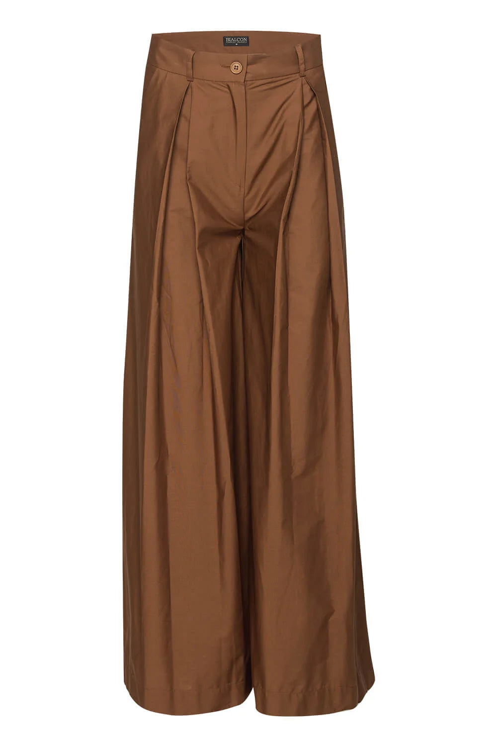 Ultra-Wide Brown Palazzo Pants