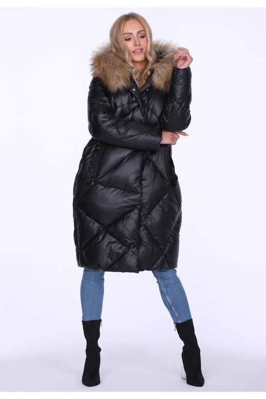 Long Black Winter Jacket | Stay Warm in Style | Bialcon