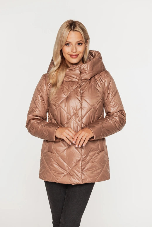 Quilted Light Brown Jacket