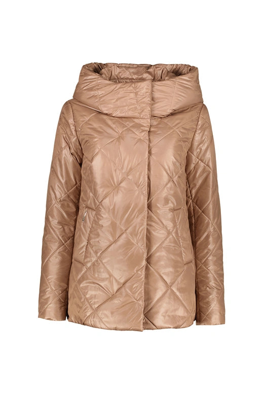 Quilted Light Brown Jacket